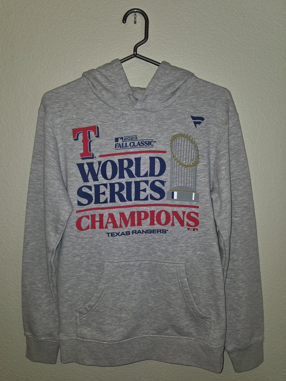 Fanatics - MLB - Texas Rangers - World Series Champions 2023 - Hoodie Sweatshirt
